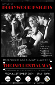 The Influential Man & One Custom Clothier Presents: Hollywood Knights @ Artisan Works